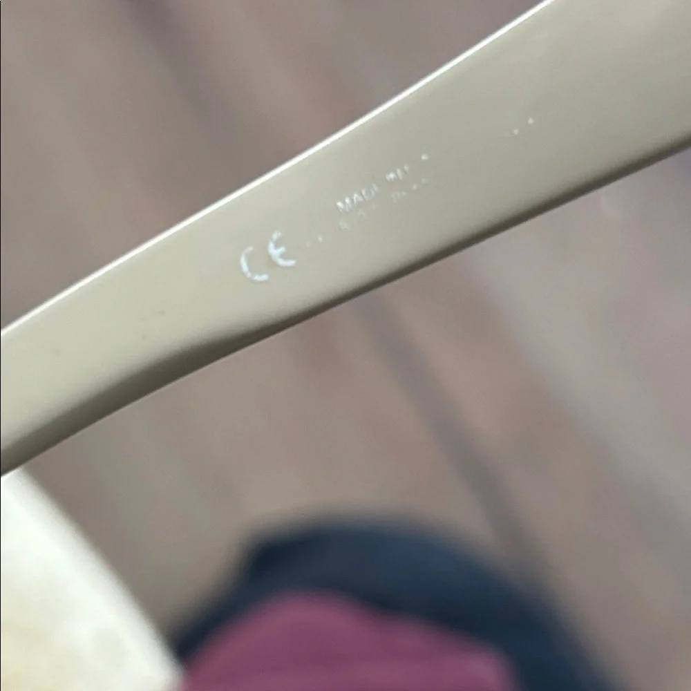 Gucci Vintage Monogram Temple Rimless Sunglasses with Brown Gradient Lenses - Picture 8 of 11